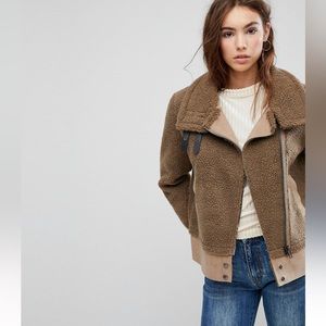 EVIDNT Teddy jacket by ASOS